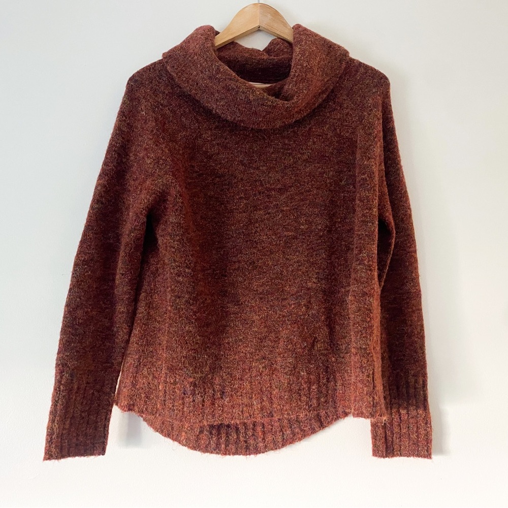 Cozy Autumn Burnt Orange Sweater